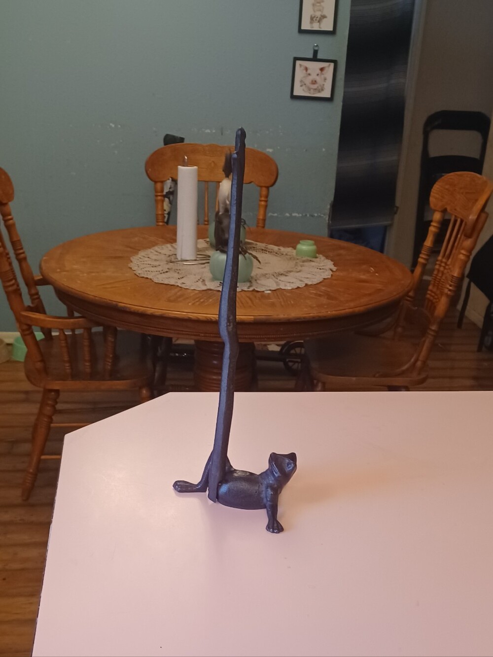 Cast Iron Paper Towel Holder